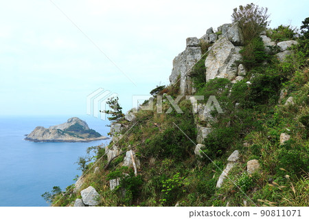 Chujado島，島，濟州島，旅遊目的地，旅遊景點，熔岩，奇怪的岩石， 90811071