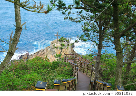 Chujado島,島,濟州島,旅遊目的地,旅遊景點,熔岩,奇怪的岩石, Chujado島,島,濟州島,旅遊目的地,旅遊景點,熔岩,奇怪的岩石, 90811082
