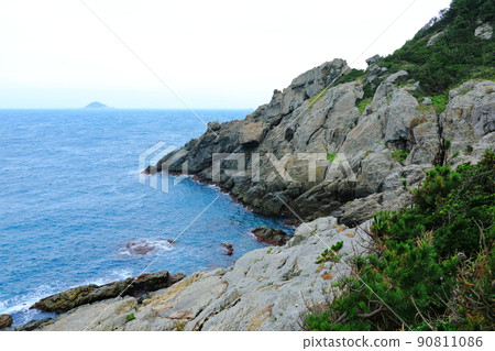 Chujado島，島，濟州島，旅遊目的地，旅遊景點，熔岩，奇怪的岩石， 90811086