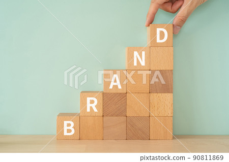 Brand image | Blocks and hands with "BRAND" written on them Brand image | Blocks and hands with "BRAND" written on them 90811869