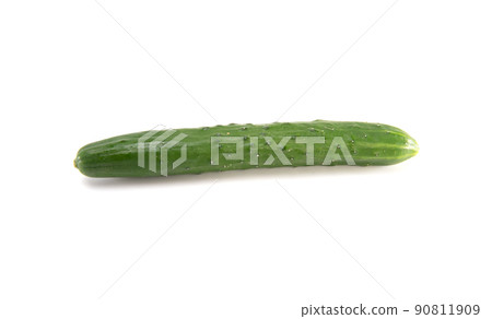Japanese cucumber isolated on white background 90811909