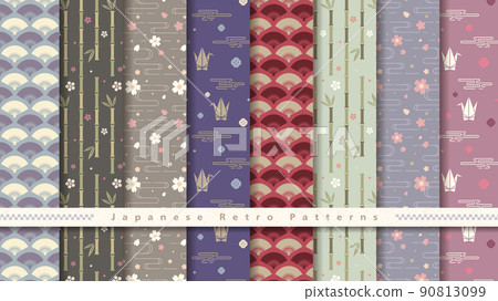Retro Japanese pattern Retro Japanese pattern 90813099