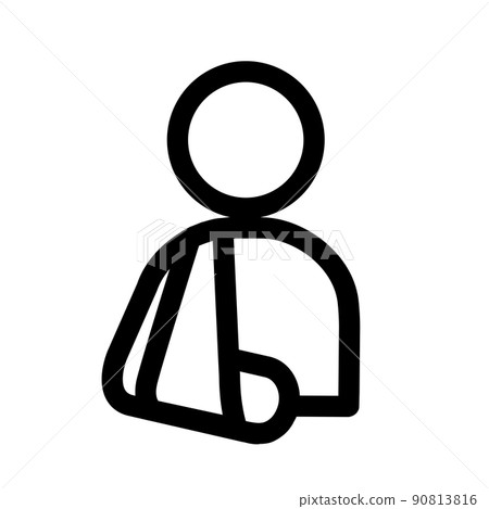 Injured person mark 90813816