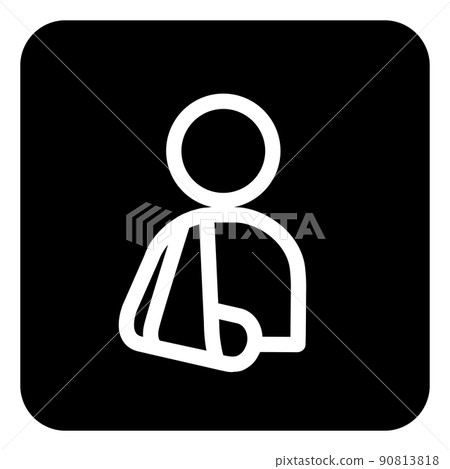 Injured person mark 90813818