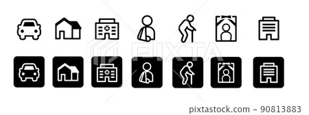 Insurance type icon 90813883