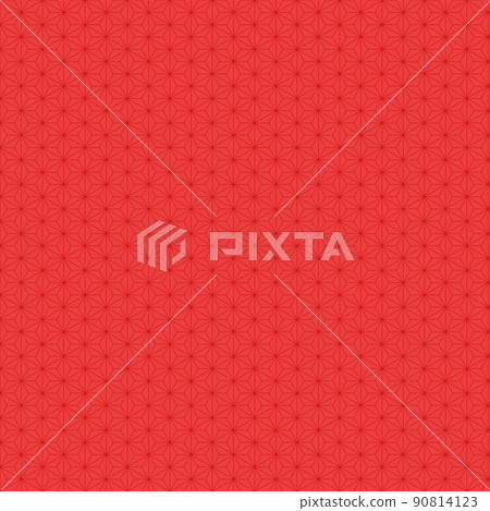 Japanese style background material red hemp leaf pattern square Japanese style background material red hemp leaf pattern square 90814123