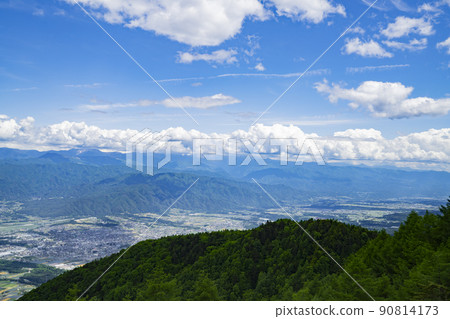 長野縣駒根市宮田村宮田高原營地全景 長野縣駒根市宮田村宮田高原營地全景 90814173