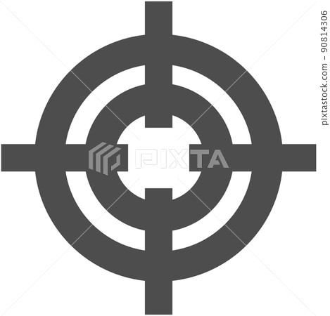 Illustration that locks on the target 90814306