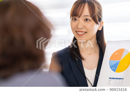 商務會議、商務談判、諮詢、餅圖 90815816