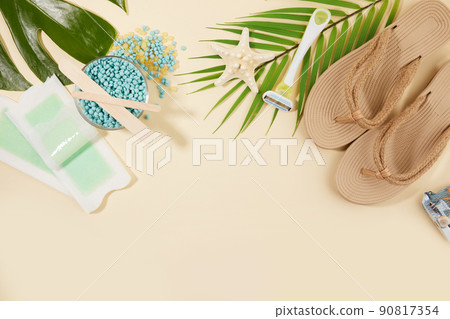 waxing products, summer object photo waxing products, summer object photo 90817354