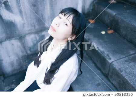 透明戶外女性 透明戶外女性 90818330