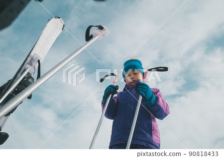 滑雪 兒童 孩子 90818433