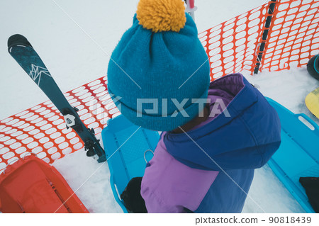 雪橇 滑雪 兒童 90818439