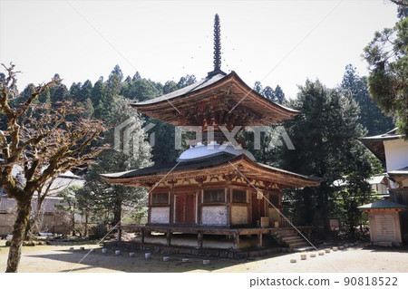 金剛三民院多寶東國寶高野山世界遺產和歌山縣 90818522