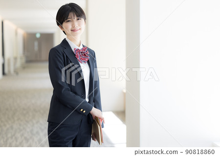 Pants-style high school girls shooting cooperation "LINK FOREST" 90818860