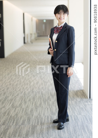 Pants-style high school girls shooting cooperation "LINK FOREST" 90818938