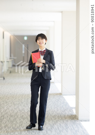 Pants-style high school girls shooting cooperation "LINK FOREST" 90818941