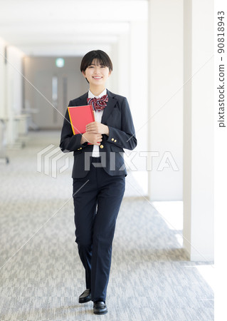 Pants-style high school girls shooting cooperation "LINK FOREST" 90818943