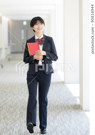 Pants-style high school girls shooting cooperation "LINK FOREST" Pants-style high school girls shooting cooperation "LINK FOREST" 90818944