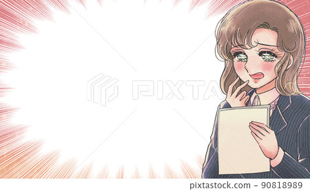 Showa 50's Shojo manga Eye-catching ・ Surprising job hunting students with documents 90818989