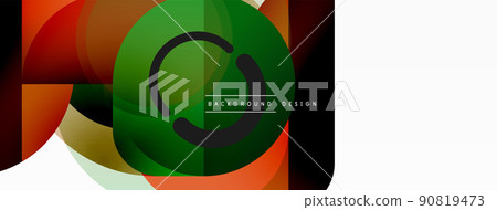 Vector geometric abstract background 90819473