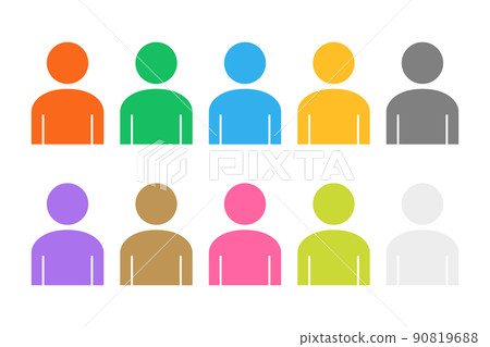Human pictogram set Human pictogram set 90819688