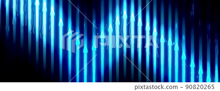Blue light waveform pattern 90820265