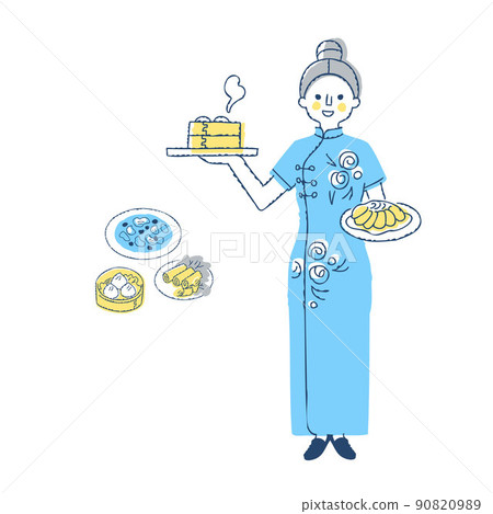 與中餐廳服務員一起烹飪 與中餐廳服務員一起烹飪 90820989