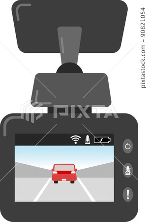 Illustration material of drive recorder 90821054