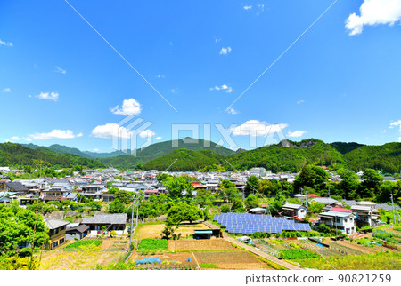 Shimonita Town / Shimonita Elementary and Junior High School-Viewing toward Shimonita Kosei Hospital (Shimonita Town, Gunma Prefecture) [2022.5] 90821259