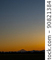 Mt. Fuji at sunset 90821384