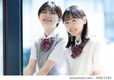 女高中生肖像，拍攝合作“LINK FOREST” 90821540