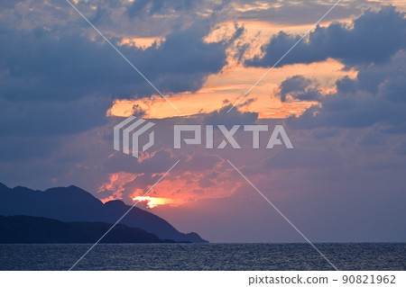 大浜海濱公園的夜景 大浜海濱公園的夜景 90821962