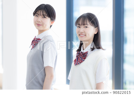 Portrait of high school girls, shooting cooperation "LINK FOREST" 90822015