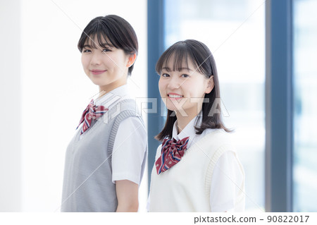 Portrait of high school girls, shooting cooperation "LINK FOREST" 90822017