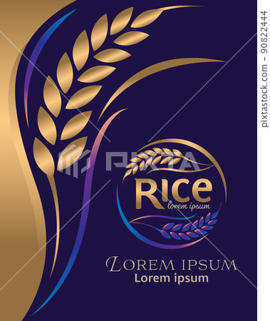 Orange paddy rice premium organic natural product banner logo vector design  Stock Vector Image & Art - Alamy