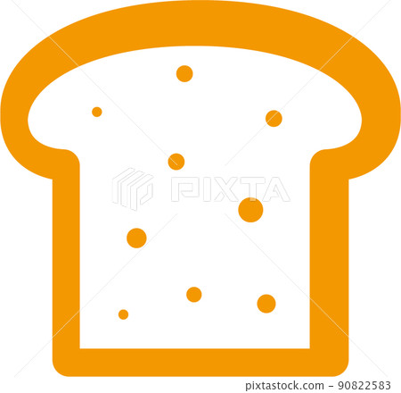 Bread icon illustration - Stock Illustration [90822583] - PIXTA
