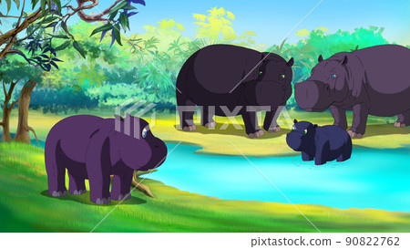 Little Hippo is Afraid of Water Little Hippo is Afraid of Water 90822762
