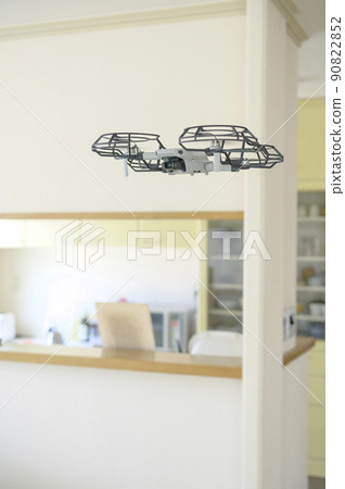 Drone flying indoors 90822852