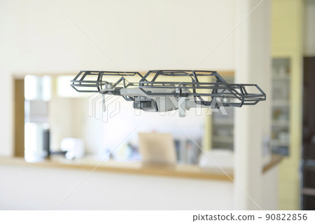 Drone flying indoors 90822856
