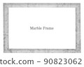 Marble simple gray photo frame 90823062