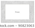 Marble simple gray photo frame 90823063
