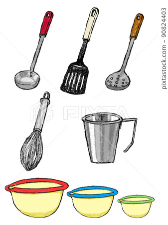 Set of Cooking Red Kitchen Utensils and Cookware. Pots and Pans Stock  Illustration - Illustration of pots, cooker: 110231465