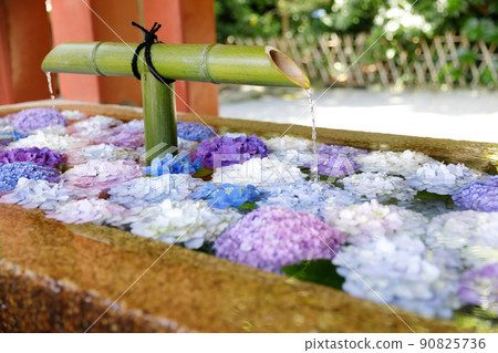 鶴岡八幡宮花手水 90825736
