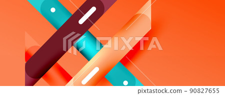 Vector geometric abstract background 90827655