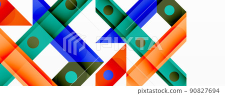 Vector geometric abstract background Vector geometric abstract background 90827694