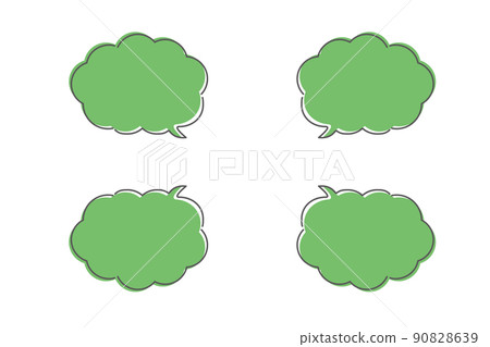 Green cloud balloon 4-piece set Green cloud balloon 4-piece set 90828639