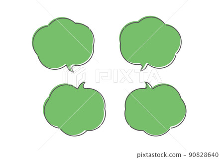 Green cloud balloon 4-piece set 90828640