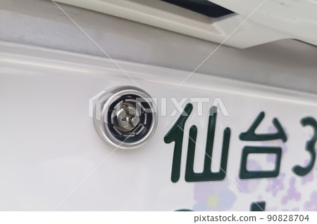 車牌有國版設計全國通用設計花卉圖案全彩仙台裝置印章 90828704