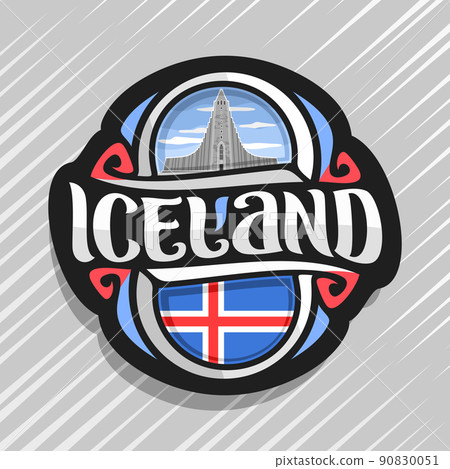 Vector logo for Iceland 90830051